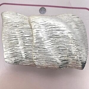 Vintage Belt Buckle  Jontay Gold Tone Abstract 2 Piece No Sew DIY Crafts